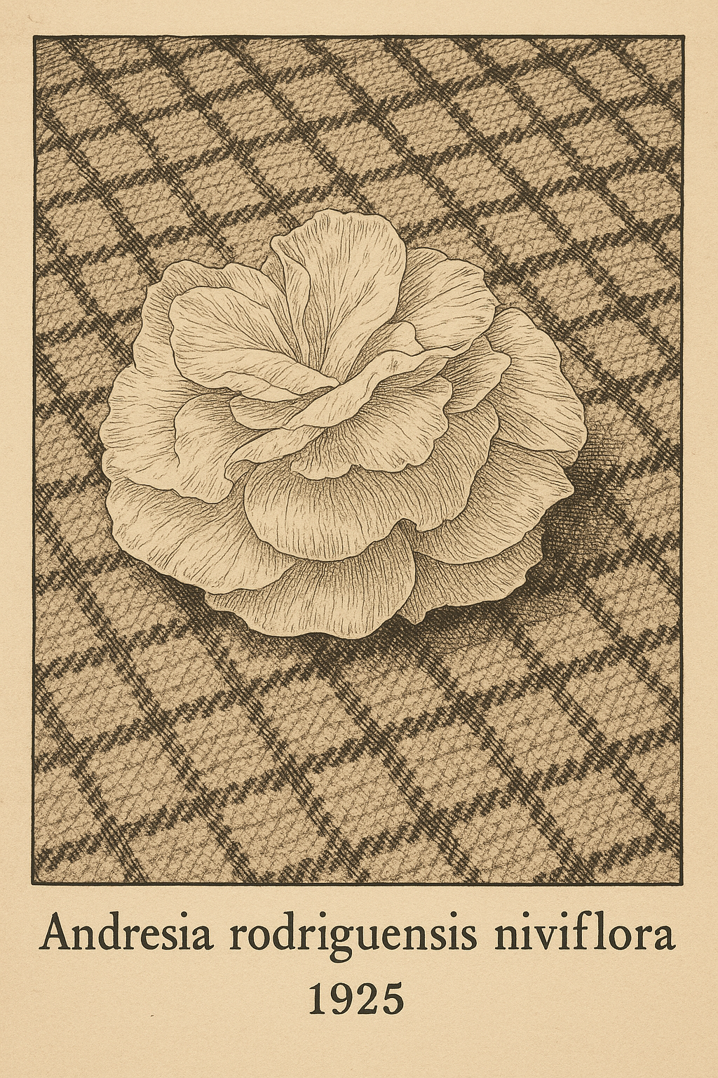 Flor-de-Andressa (Andresia rodriguensis niviflora) em detalhe